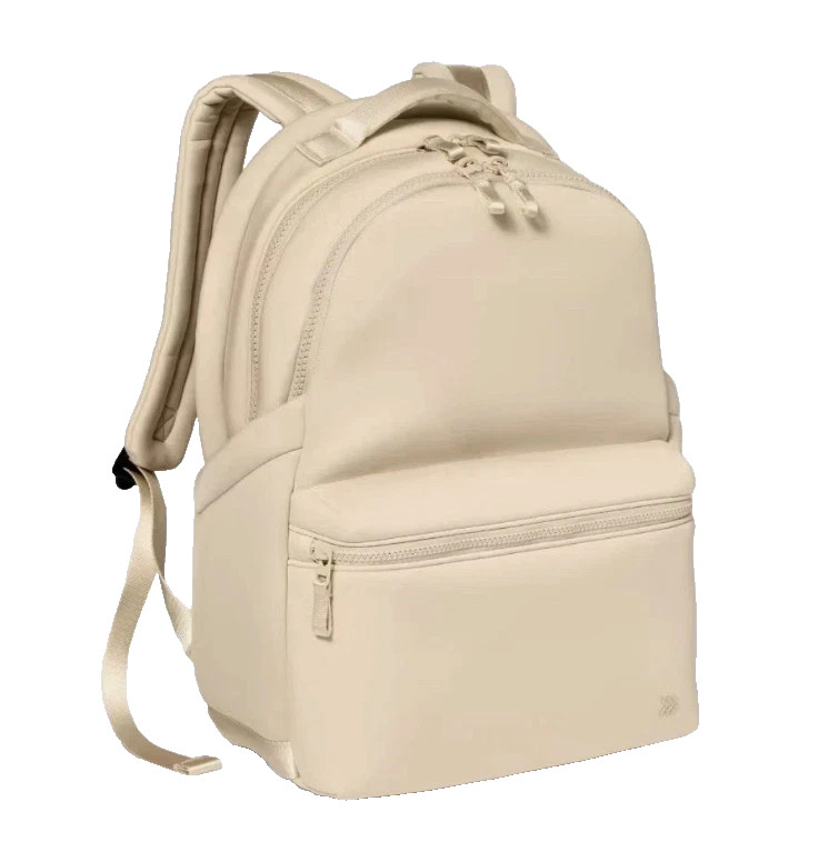14L Faux Neoprene Backpack - All In Motion Cream: Water Repellent, Fits