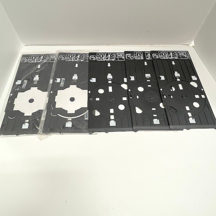 5 Vintage Cd DVD Label Printer Trays for Epson Printers