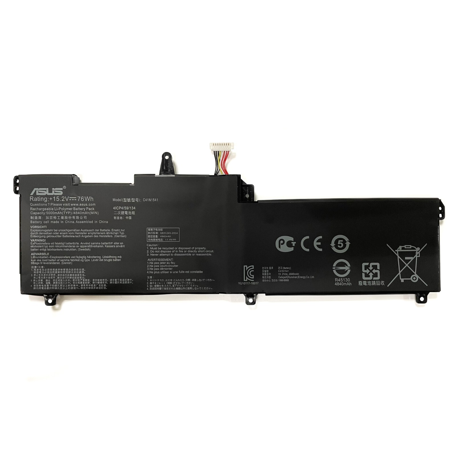 new Genuine C41N1541 Battery for ASUS ROG Strix GL702VS GL702VM GL702VT GL702ZC