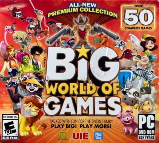 Big World Of Games: Premium Collection 2-Disc PC DVD 50 full Hospital Manager +