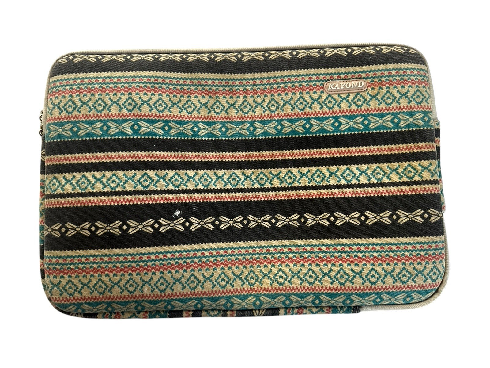 KAYOND Canvas Water-Resistant for 15-15.6 Inch Laptop Sleeve Case Bag Multi