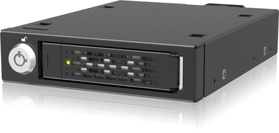 Icy Dock Mobile Rack 1x2.5'' u.2/u.3 NVMe SSD PCIe 5.0 Black MB601V5K-B