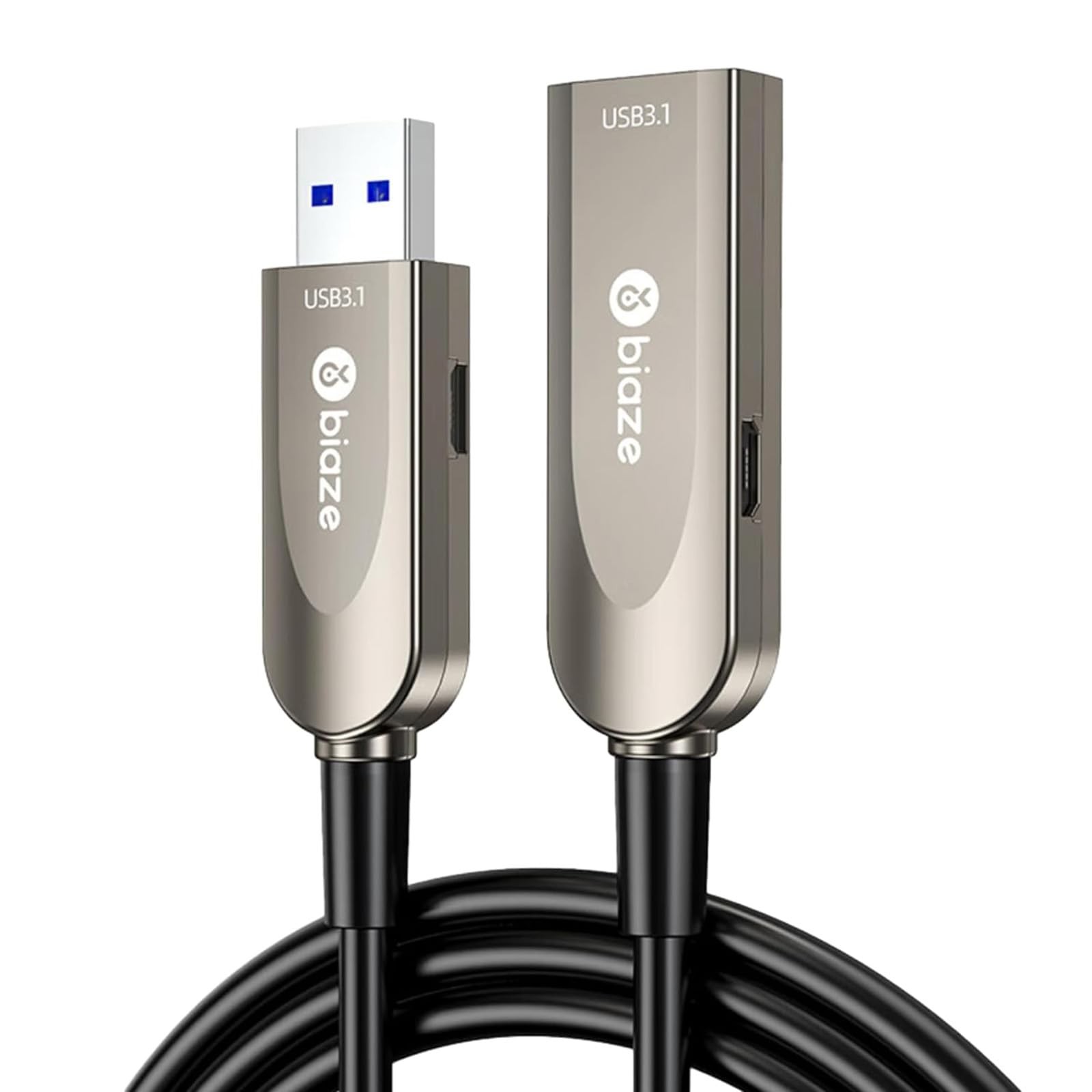 biaze Active Optical USB 3.0 Extension Cable Fiber Optic Type A Male to Female
