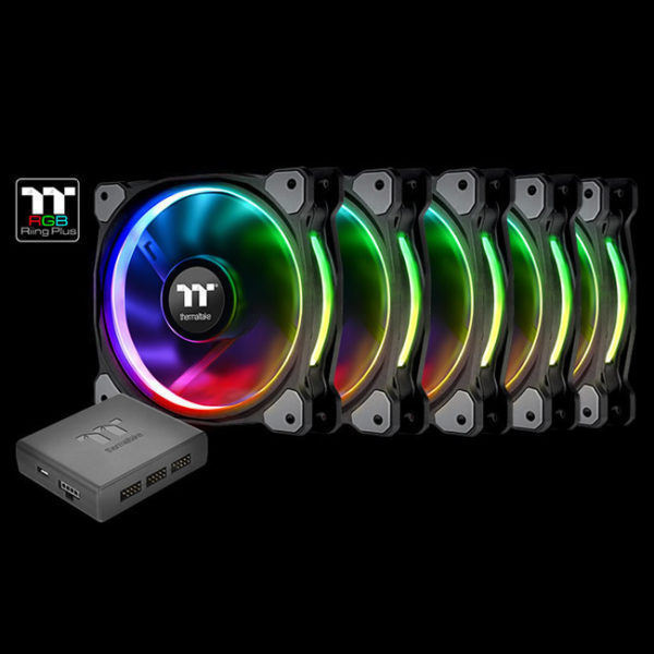 Thermaltake CL-F054-PL12SW-A Riing Plus 12 LED RGB TT Premium (5 Fan Pack)