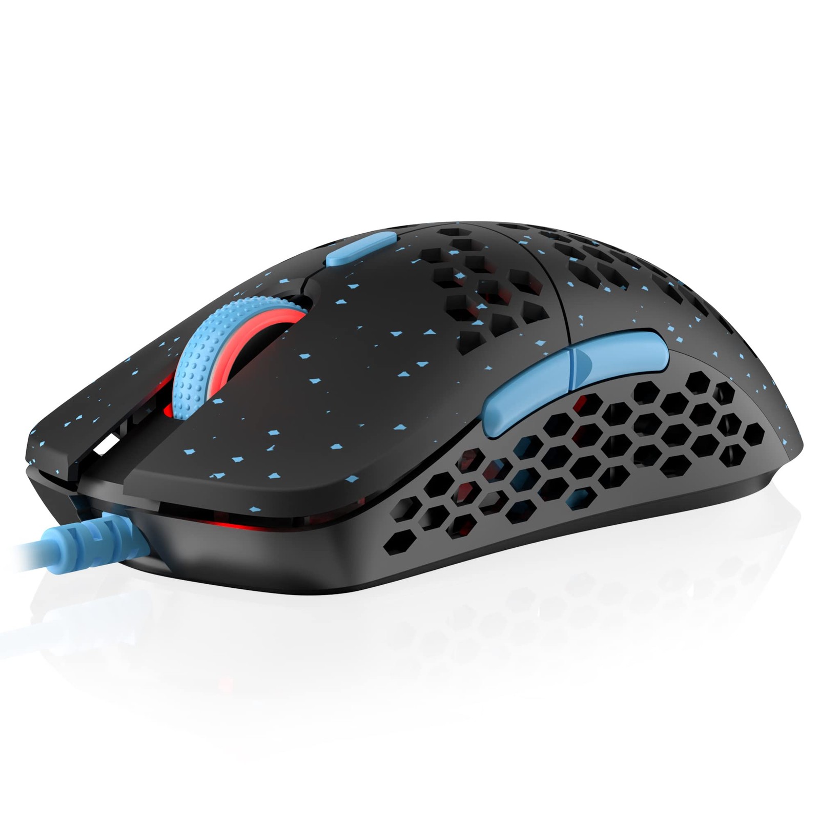 Mira M Ultra Lightweight Honeycomb Shell Wired RGB Gaming Mouse - Up to 12 00...