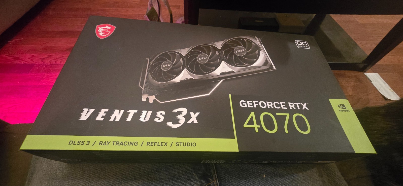 MSI GeForce RTX 4070 VENTUS 3X OC 12GB GDDR6X Graphics Card