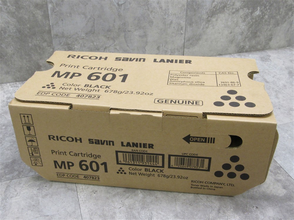 NEW GENUINE Ricoh MP 601 Black Toner Cartridge 407823 5310DN 5300DN