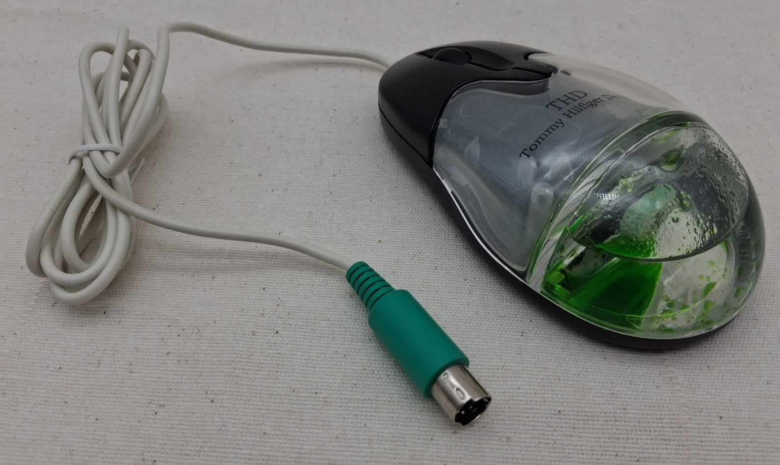 Computer Mouse - Aqua Tommy Hilfiger Denim - Liquid Filled - Wired - PS/2 Port
