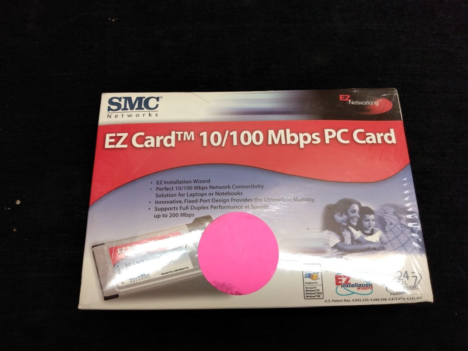 SMC NETWORKS FAST ETHERNET PC CARD EZ 10/100 Mbps NEW