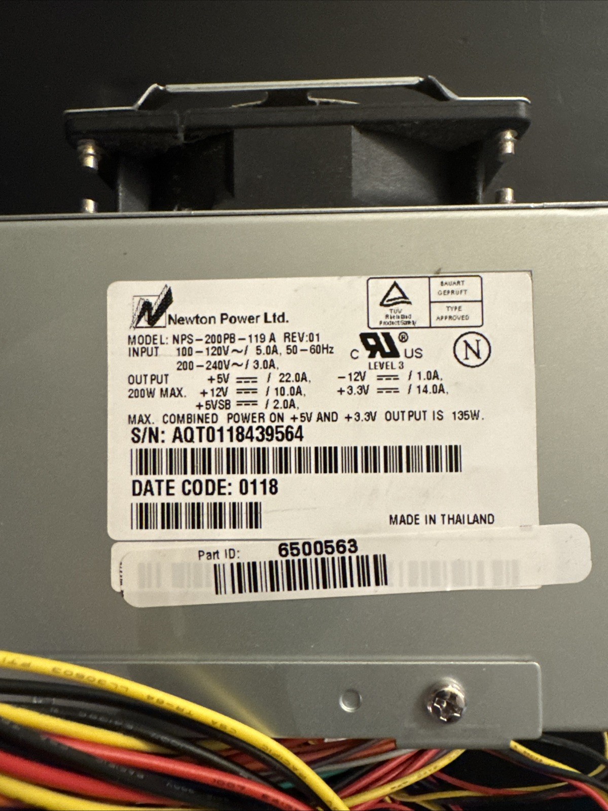 Newton Power Mdl: Nps-200pb-119a