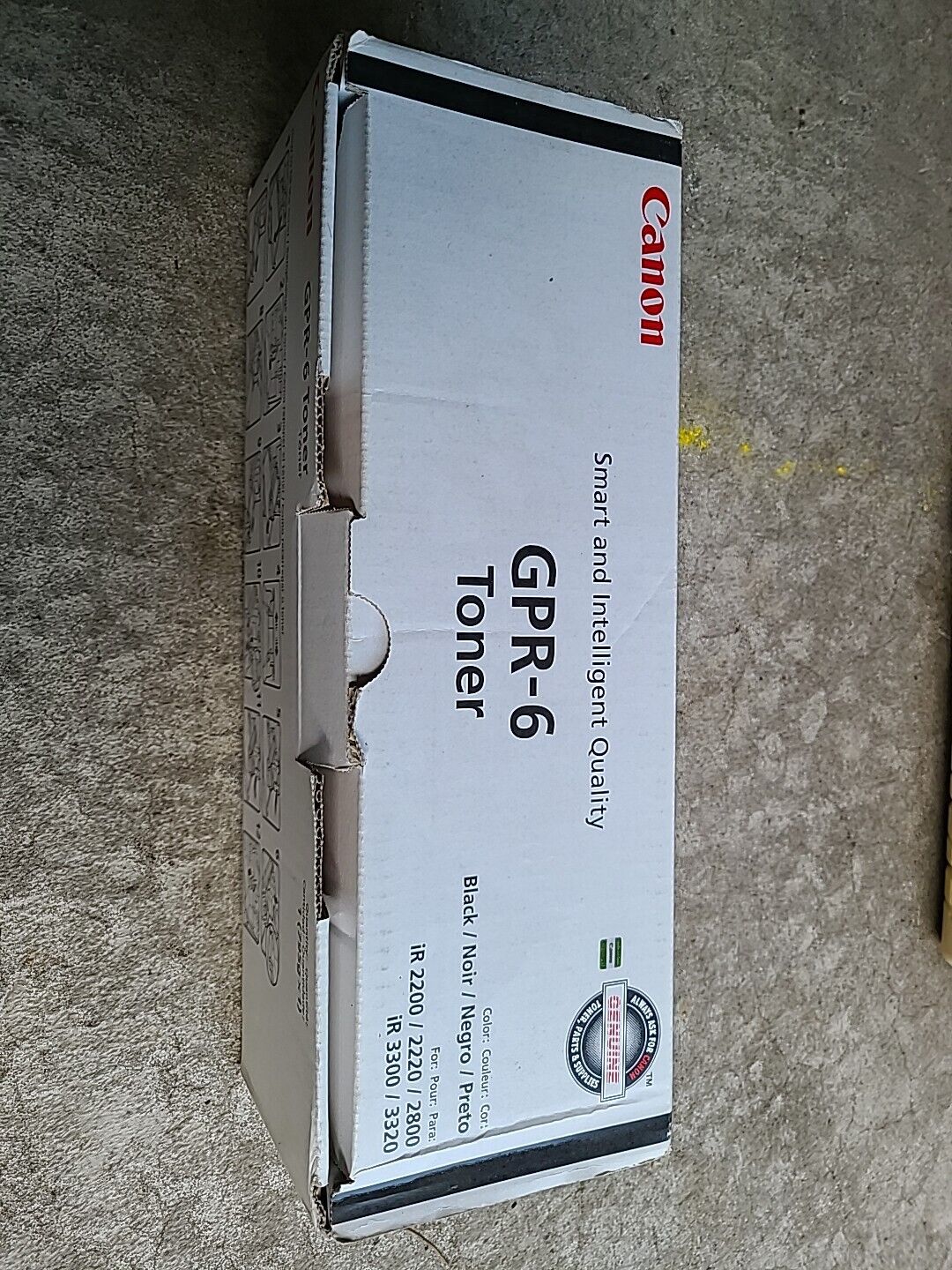 Genuine OEM Canon GPR-6 Black Toner 6647A003(AA)  2200 2220 2800 3300 #C196