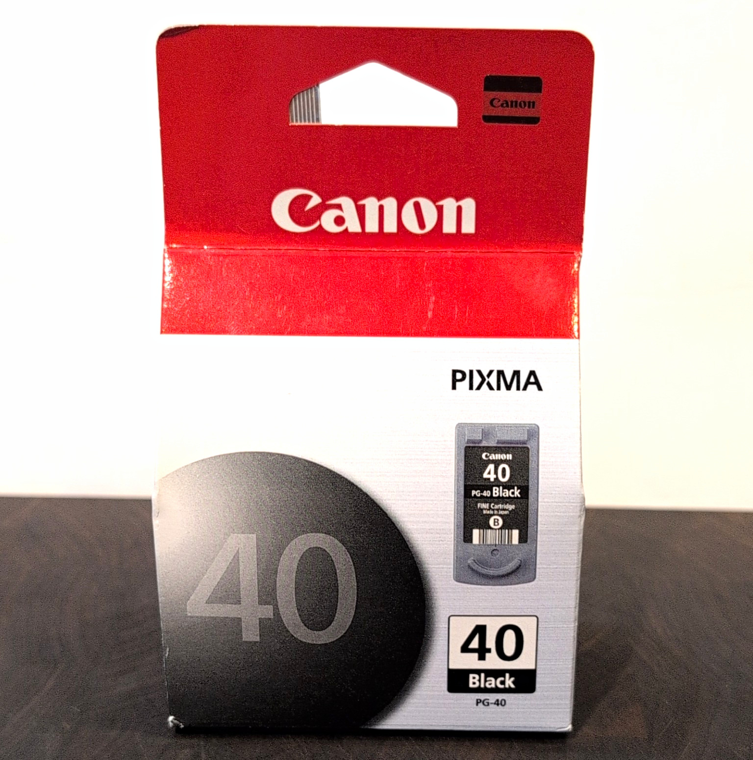 Canon PG-40 Black Genuine/Original Inkjet Cartridge for PIXMA iP1200-1800