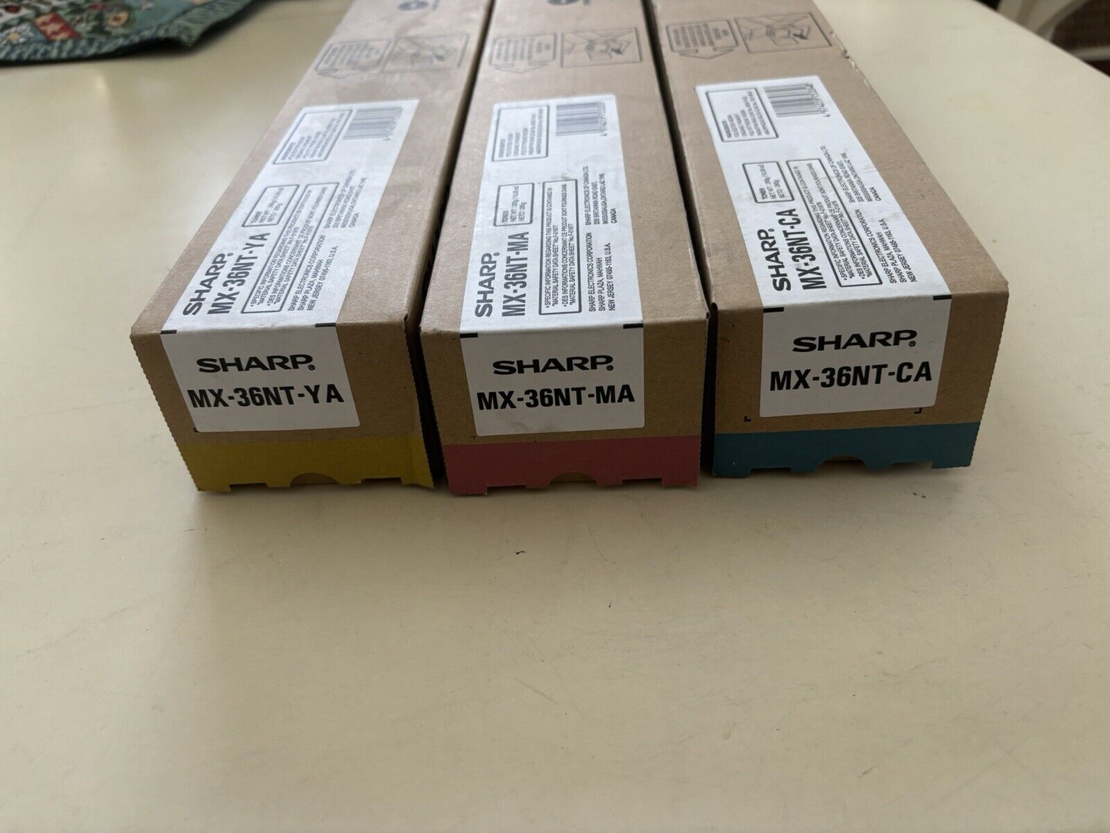 Sharp MX-36NT Toner Cartridge Set YA, MA and CA