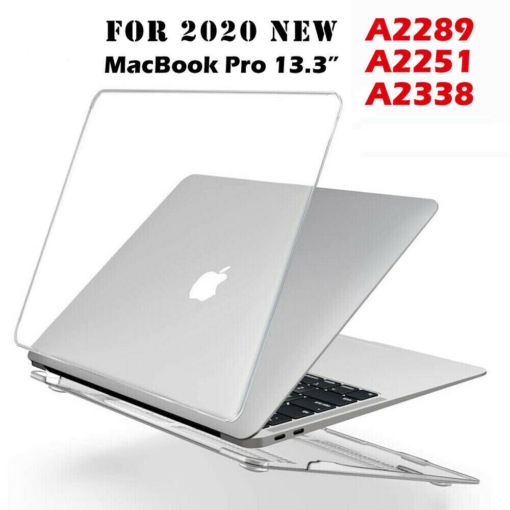 Glossy Crystal Clear Hard Case for MacBook Pro 13.3"  A1989/A2289/A2251/A2338