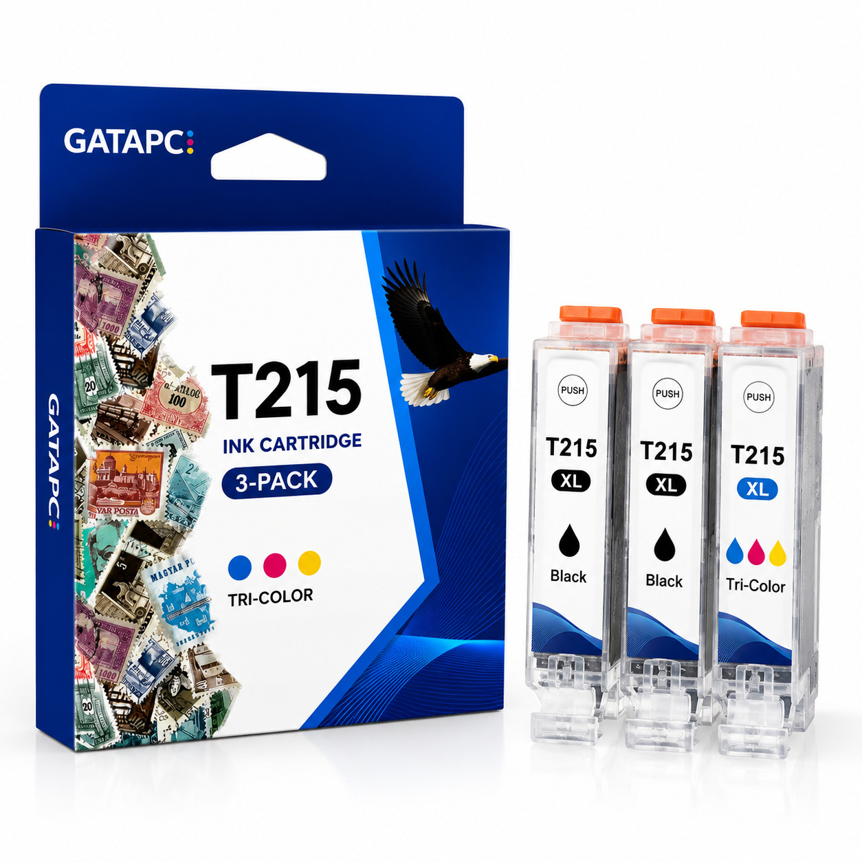 T215-3PK for WorkForce WF-100, 110 and EC-110 | Works With WorkForce WF-100