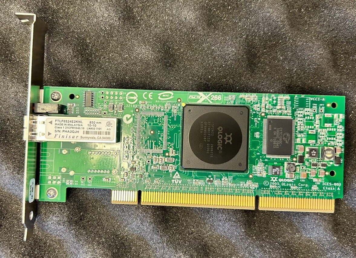 Sun ( 375-3354-01) Qlogic QLA2460 PCI-X 4GB 1 Port Fibre Channel (QTY 4)