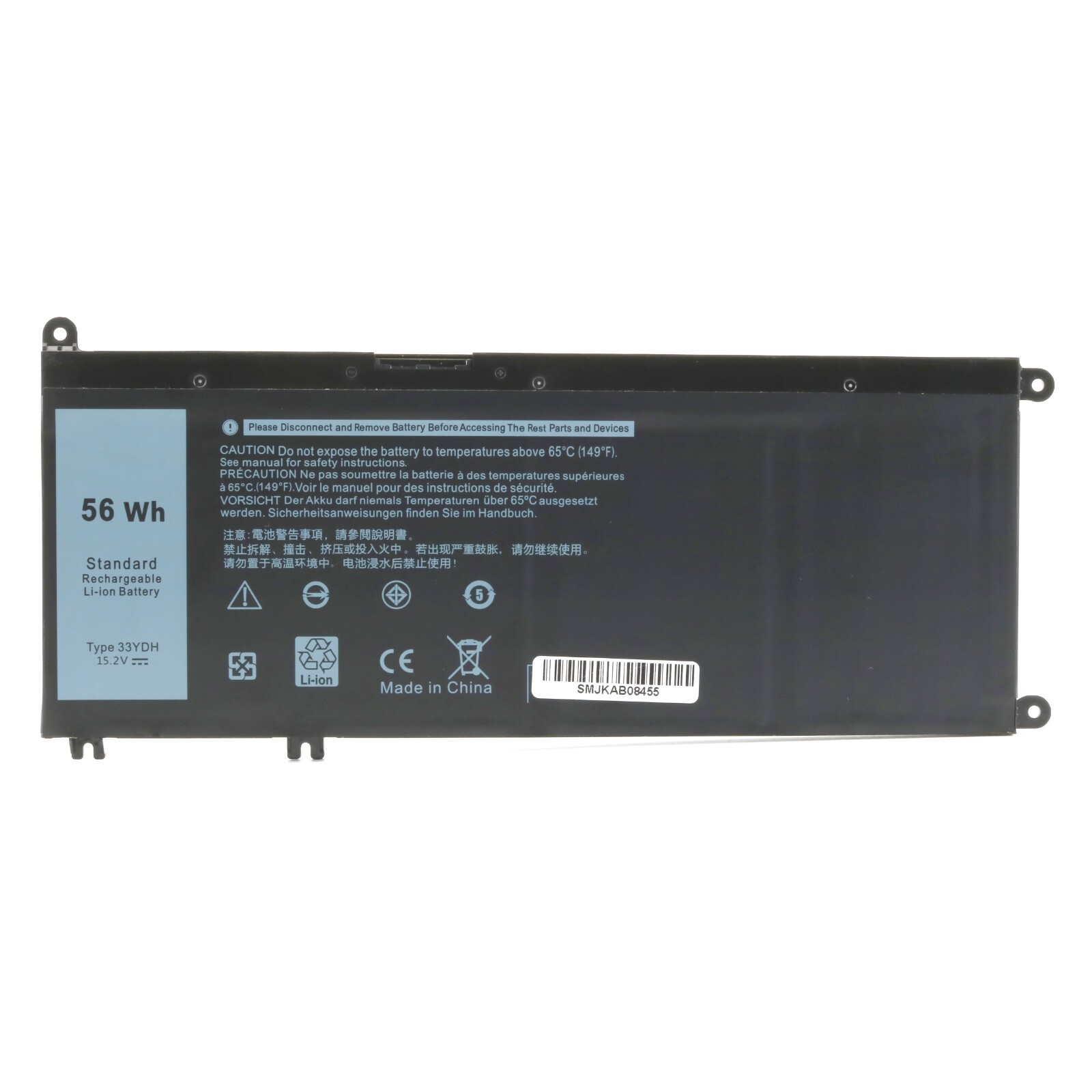 NEW 56WH 33YDH Battery For Dell Inspiron 15 7577 17 7000 7778 7779 7786 +LOGO US