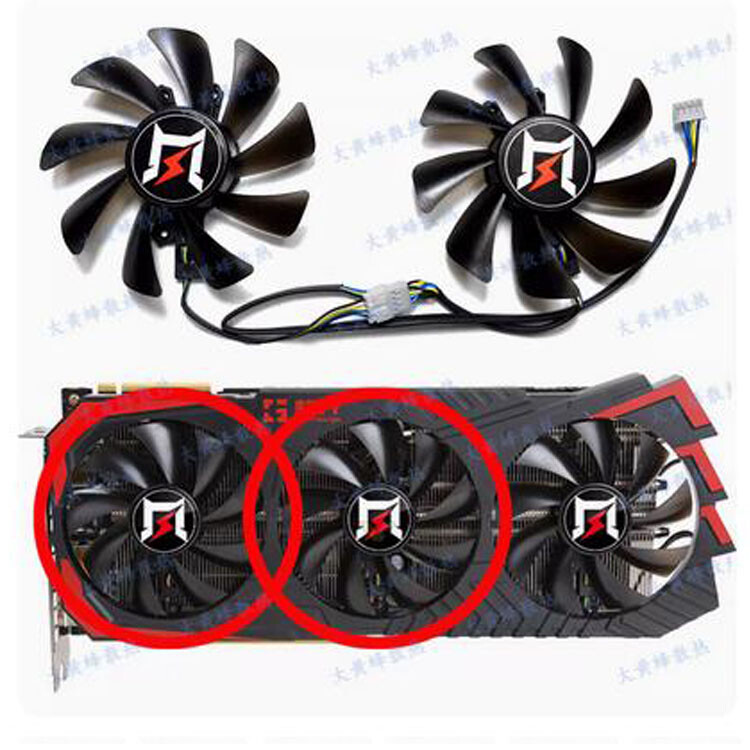Replace Graphics Card Cooling Fan For GAINWARD RTX2080S 2080 2070S 2070 2060S