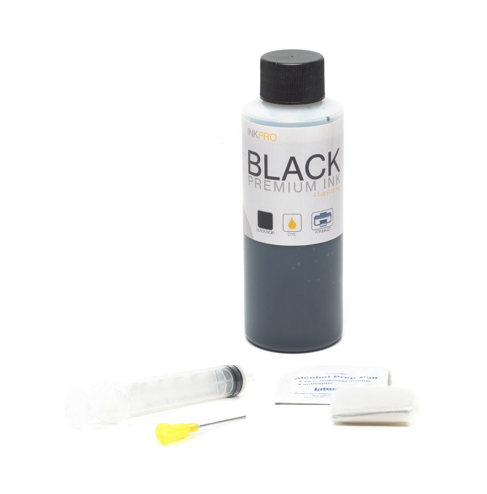 Hyrax Trading Premium Black Ink Refill Kit for HP 60/61/62/63/64/65/67/XL 118ml