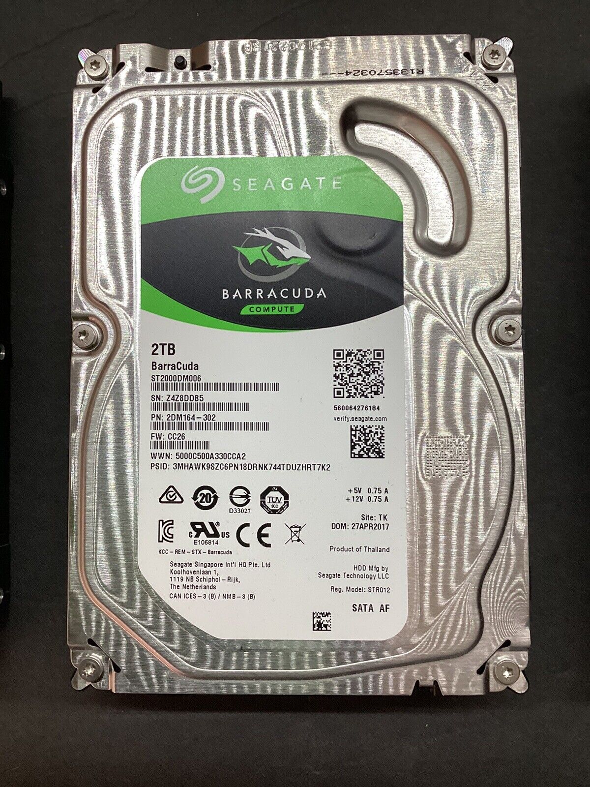 Seagate Barracuda / Desktop 2TB HDD 3.5\