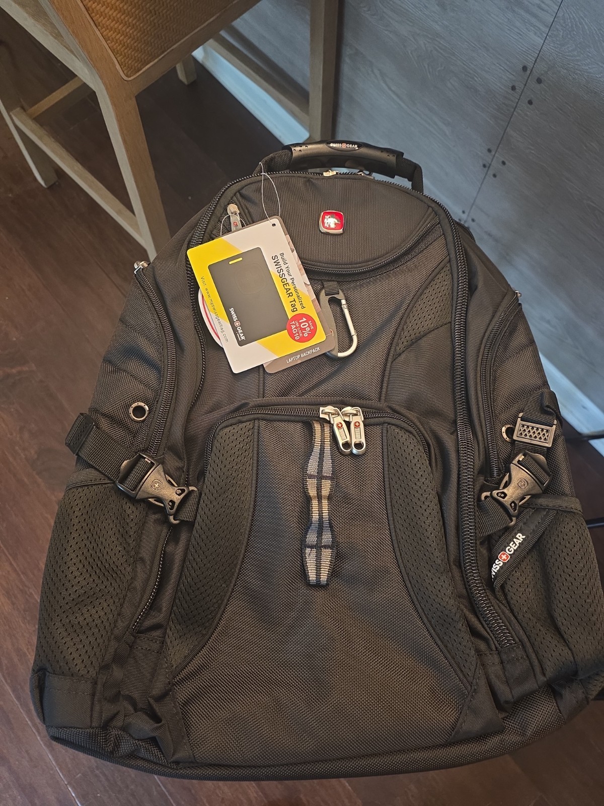 SwissGear 1900 (19002215) Scansmart TSA Laptop Backpack - Black