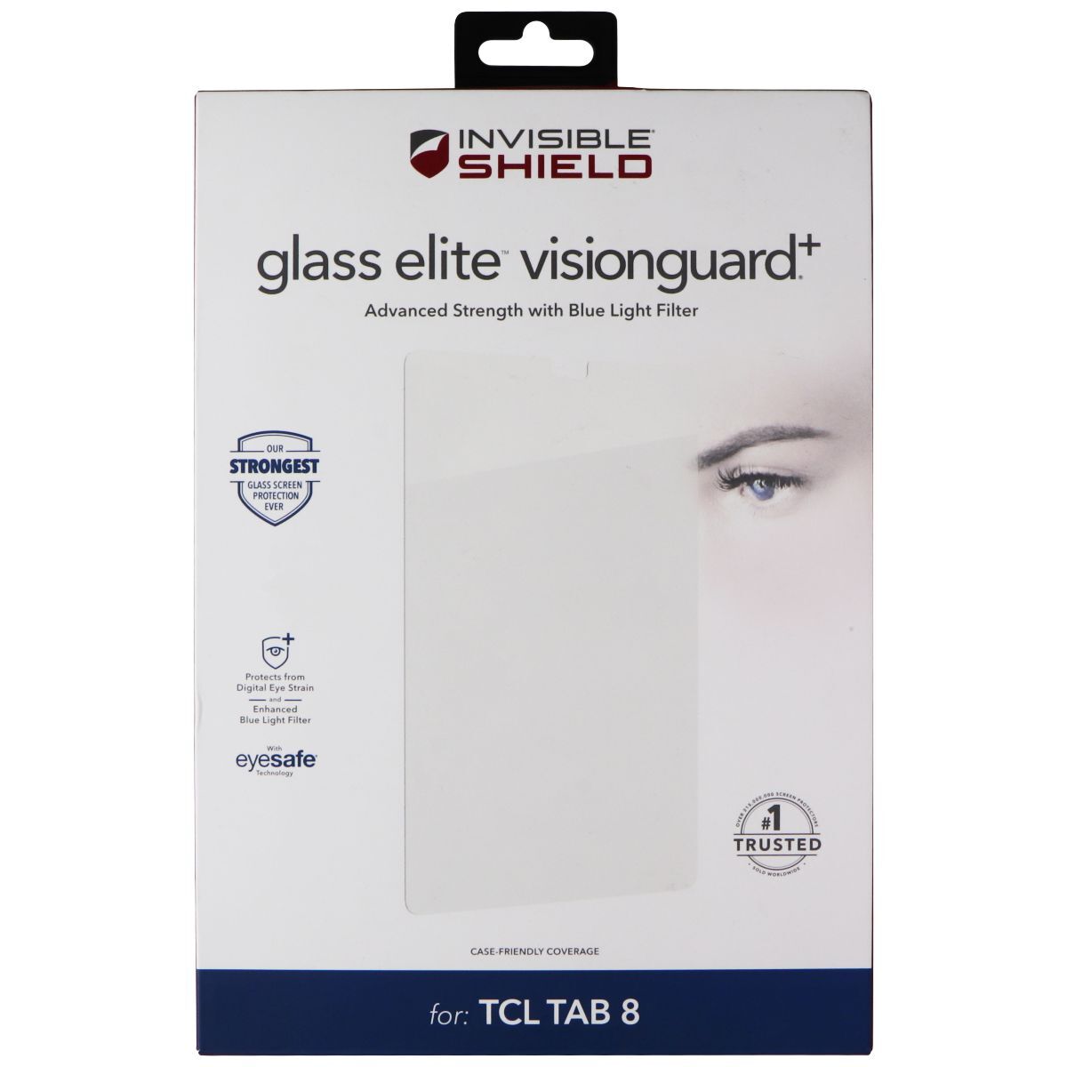 ZAGG InvisibleShield (Glass Elite VisionGuard+) Screen Protector for TCL Tab 8