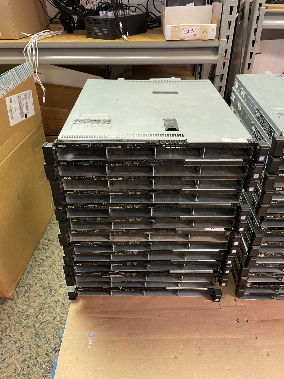 5 PC LOT Dell PowerEdge R230 Server (Barebones)