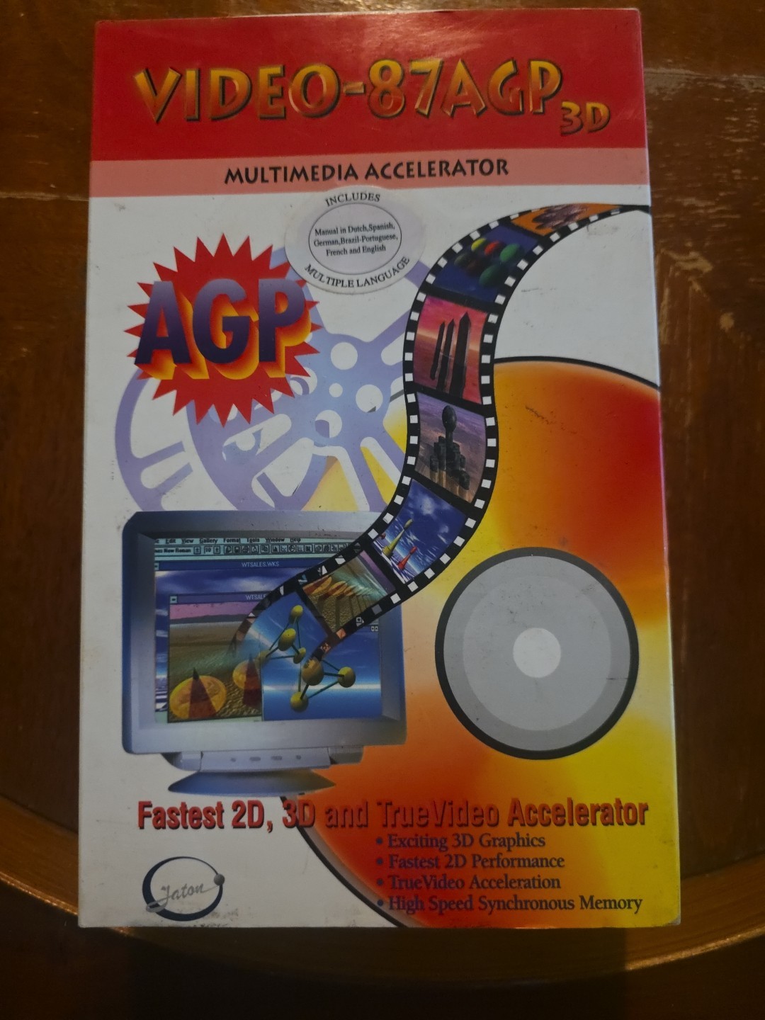 Video-87AGP 3D.  Multi media VCTR287AGP Jaton 4M