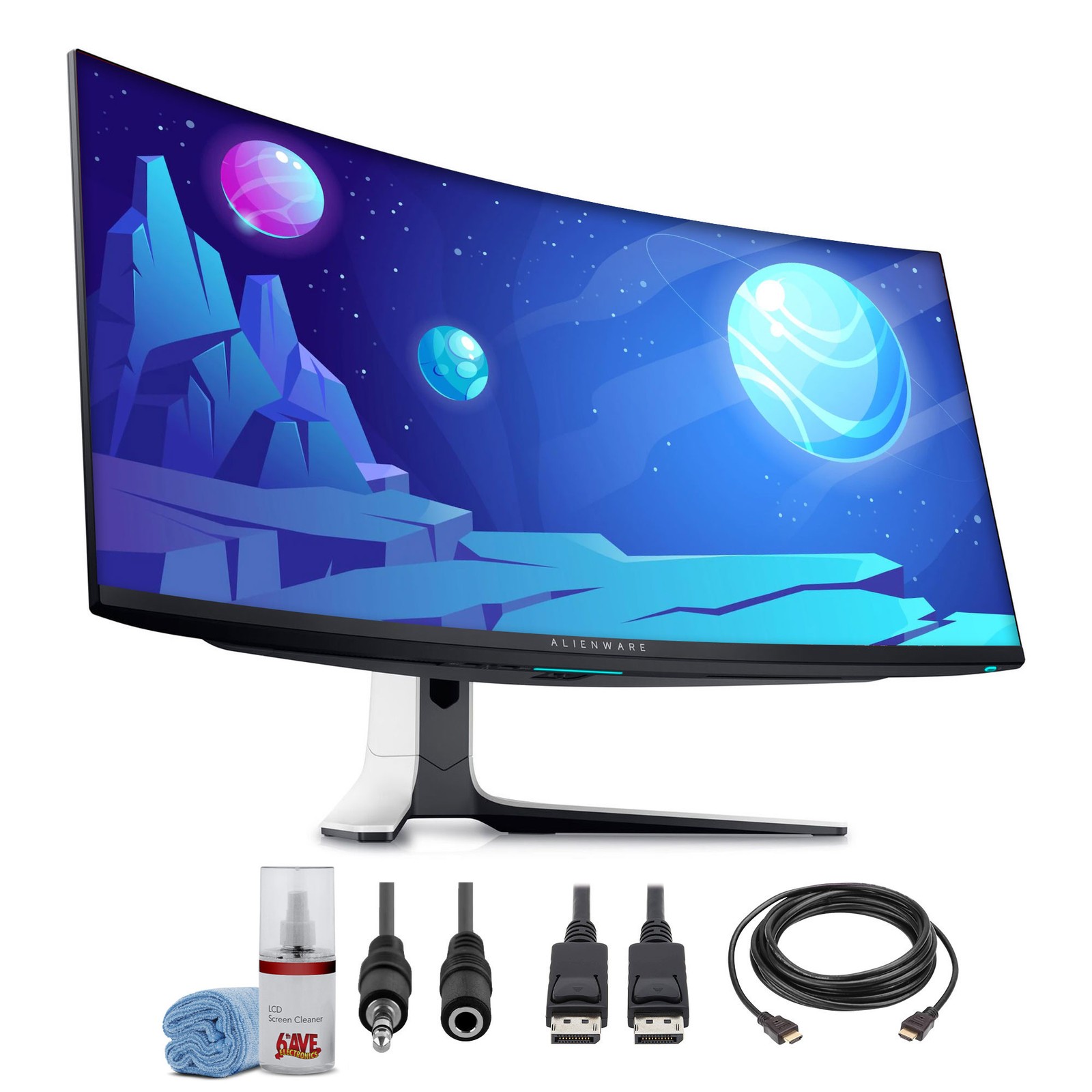 Dell Alienware AW3423DW 34.2" 1440p HDR 175 Hz Curved Gaming Monitor (Lunar