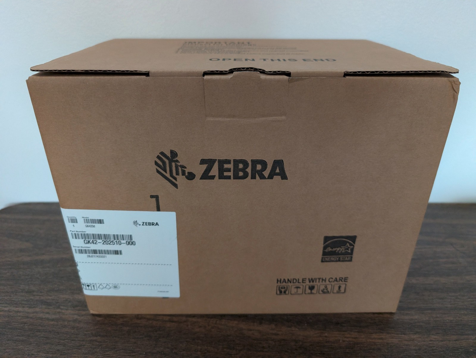 Zebra GK420d Direct Thermal Label Barcode Printer GK42-202510-000 Brand New