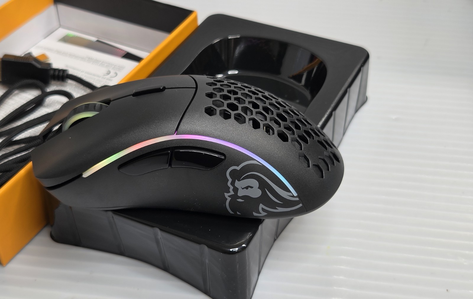 Glorious Gaming Model D 2 Wireless Mouse Ergonomic Lightweight 69g Matte Black