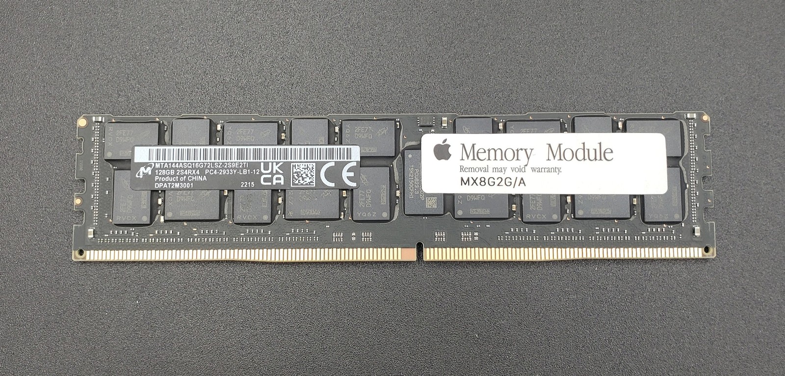 Micron 128GB PC4-2933 2S4Rx4 LRDIMM ECC Server RAM MTA144ASQ16G72LSZ-2S9E2TI