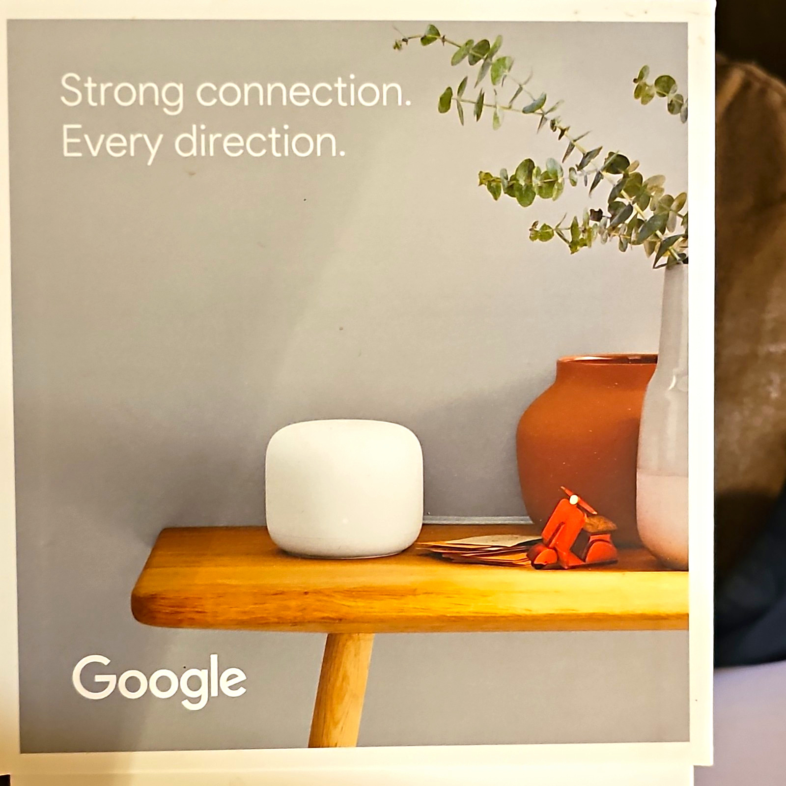 Three (X3) Google Nest Wifi Routrs GA00595-US AC2200 Dual-Band Mesh MU-MIMO SNOW