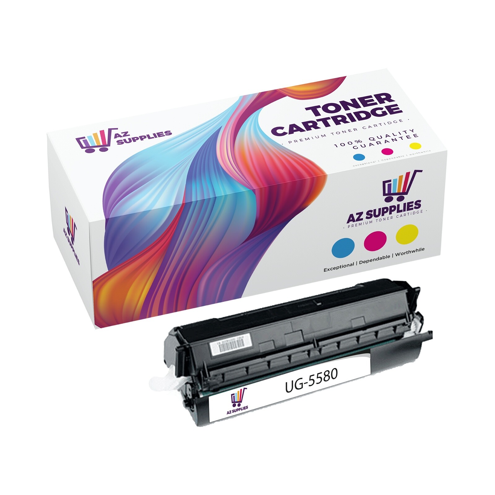 1PK UG-5580 Black Toner Cartridge Compatible for PANASONIC UF-6200 p.9000