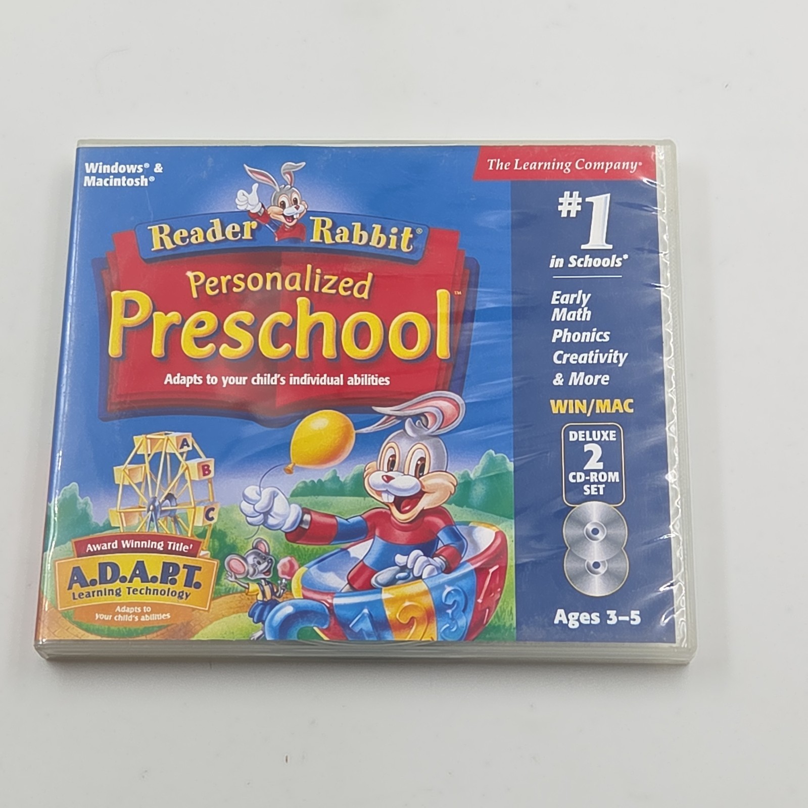 Reader Rabbit Personalized Preschool Deluxe (2 CD-ROM Set) (Compatible with W...