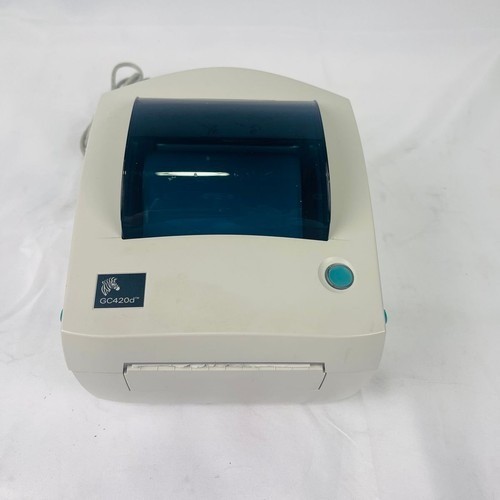 Zebra GC420d Direct Thermal Label Barcode Printer USB Shipping Labels - NO POWER