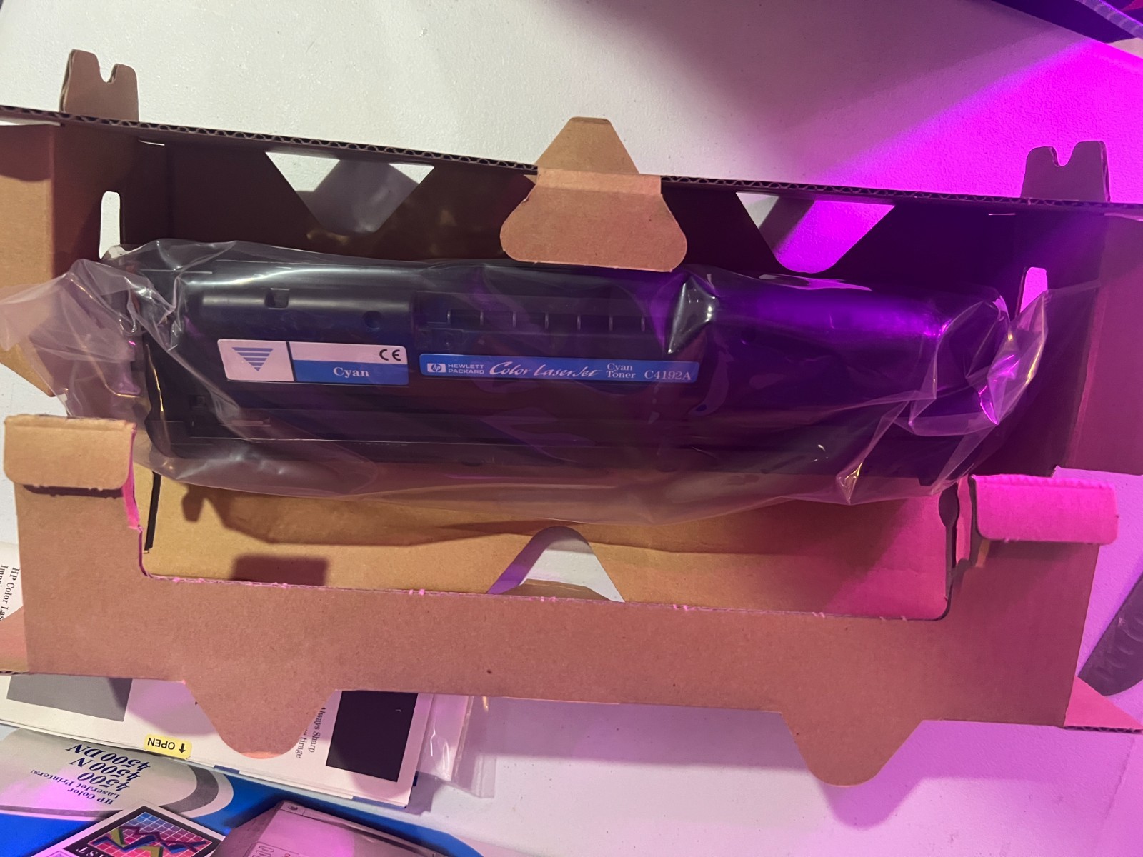 Open Box HP C4192A Original Genuine LaserJet Cartridge Cyan