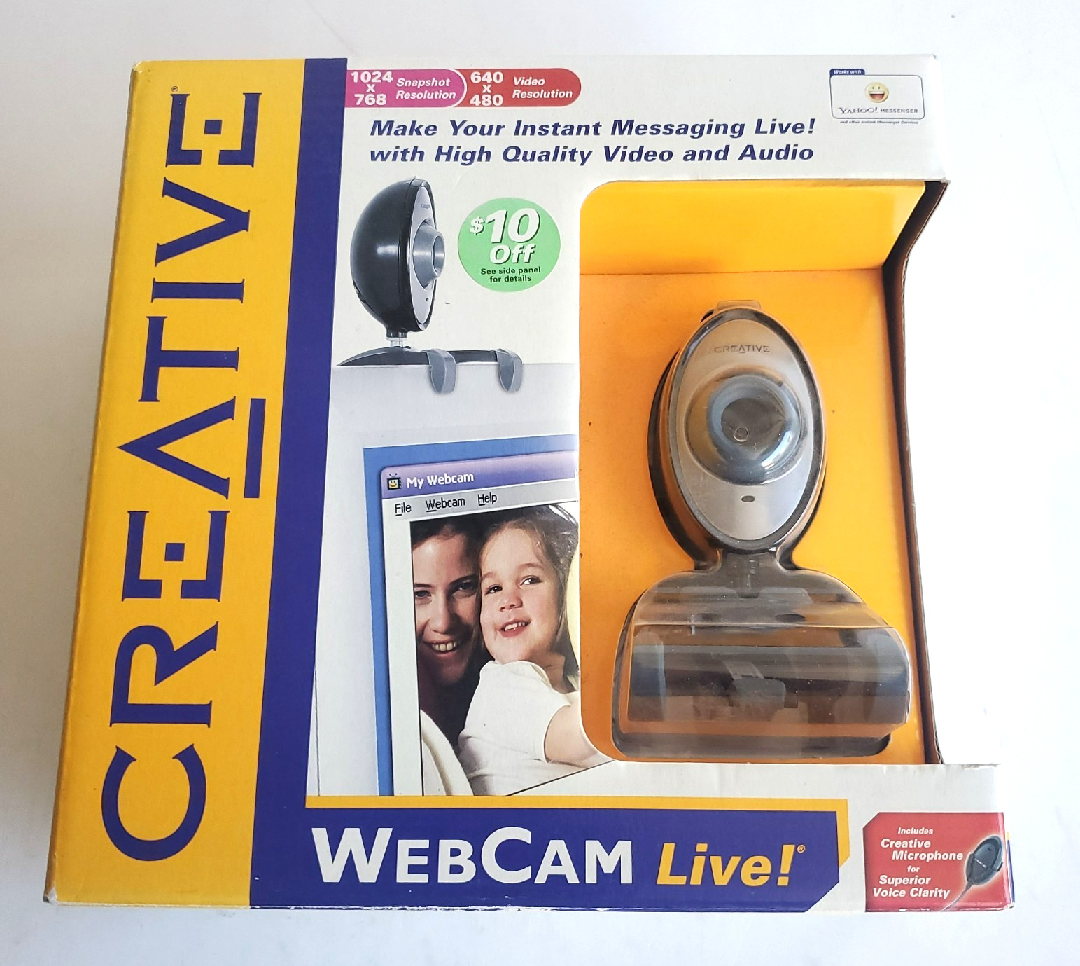 New Creative Webcam NX PRO Web Cam NOS
