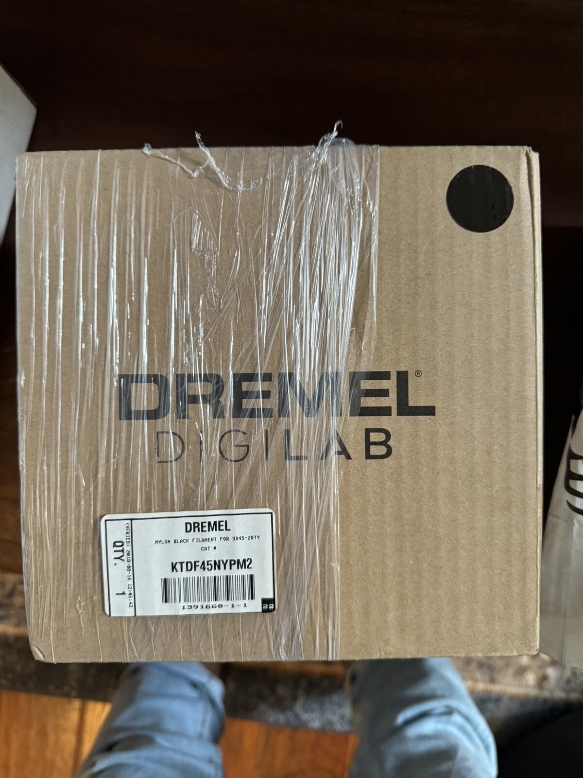 Genuine Dremel 3d45 3D Printer Filament 1.75 mm D45-Eco-B Black New 2 Pack Lot
