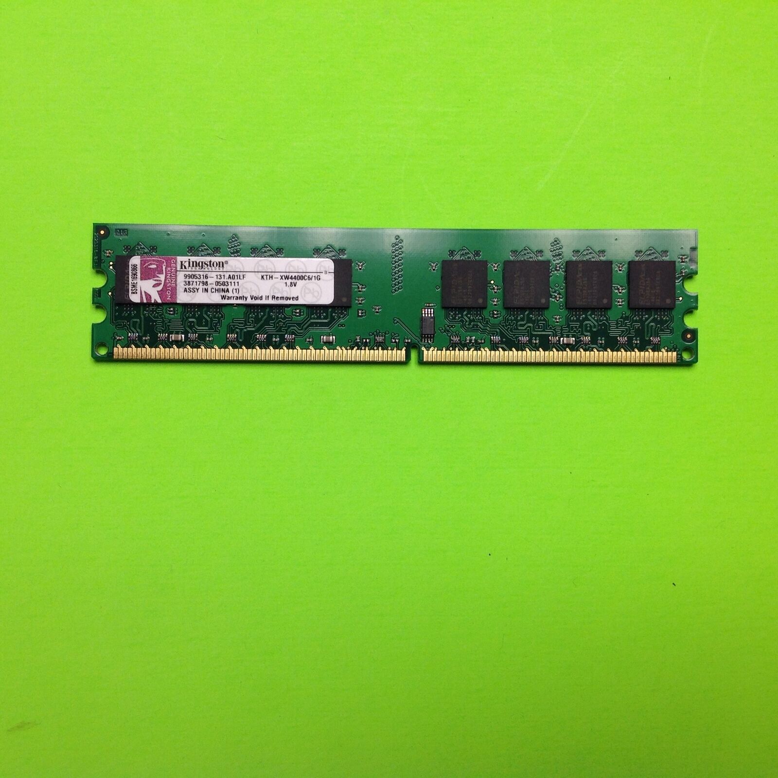 Kingston KTH-XW4400C6/1G 1GB Random Access Memory RAM