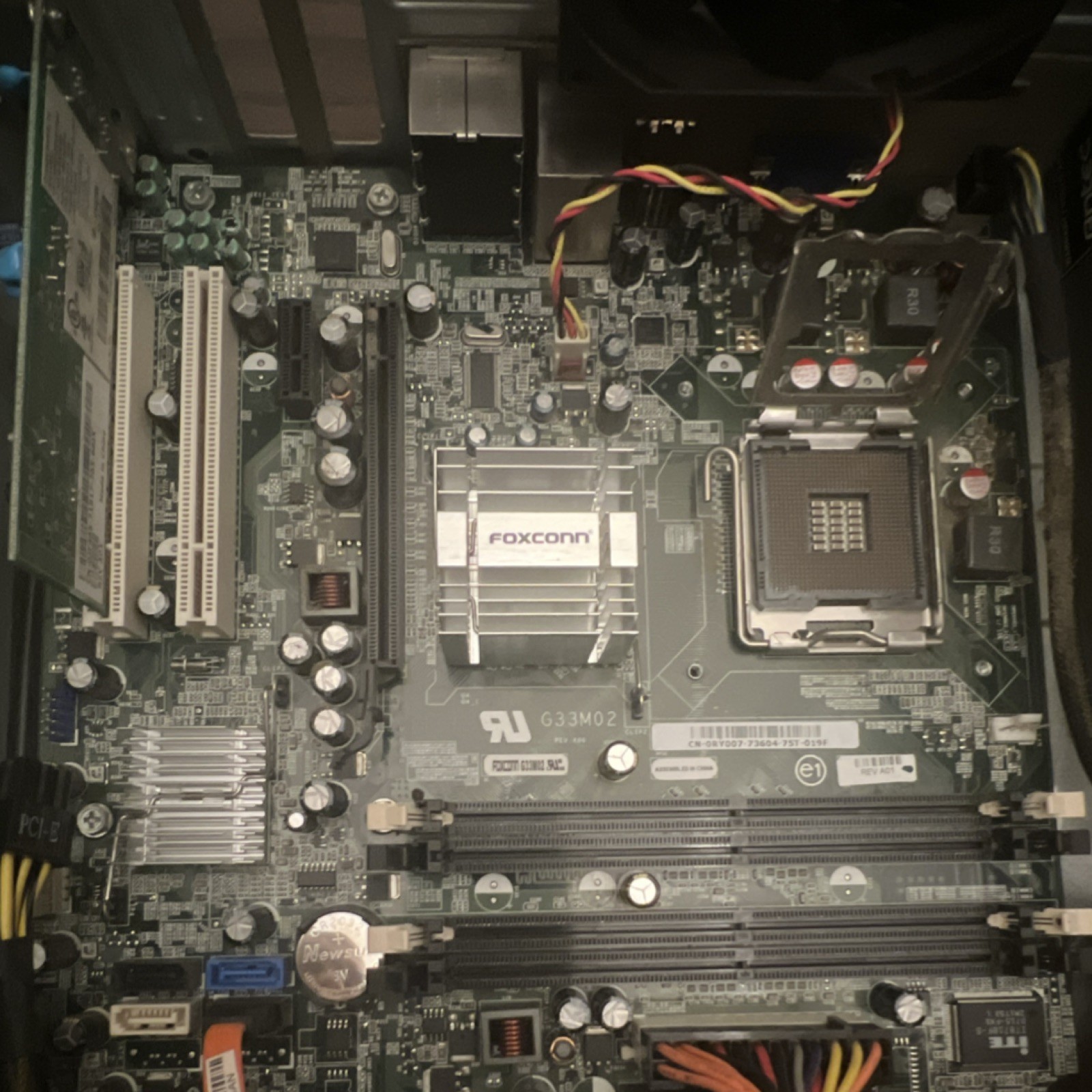 Foxconn G33M02 MicroATX Motherboard LGA 775 Intel DDR2 PCI PCIe VGA Audio