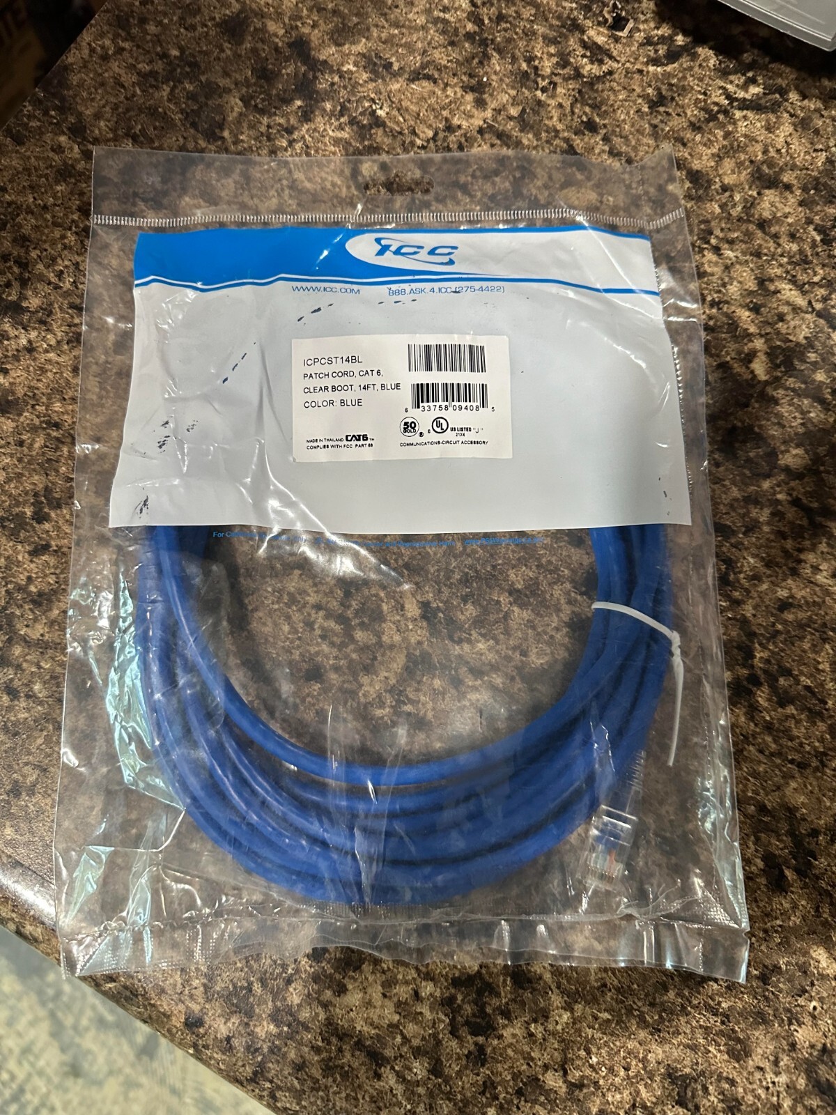 ICPCST14BL ICC PATCH CORD
