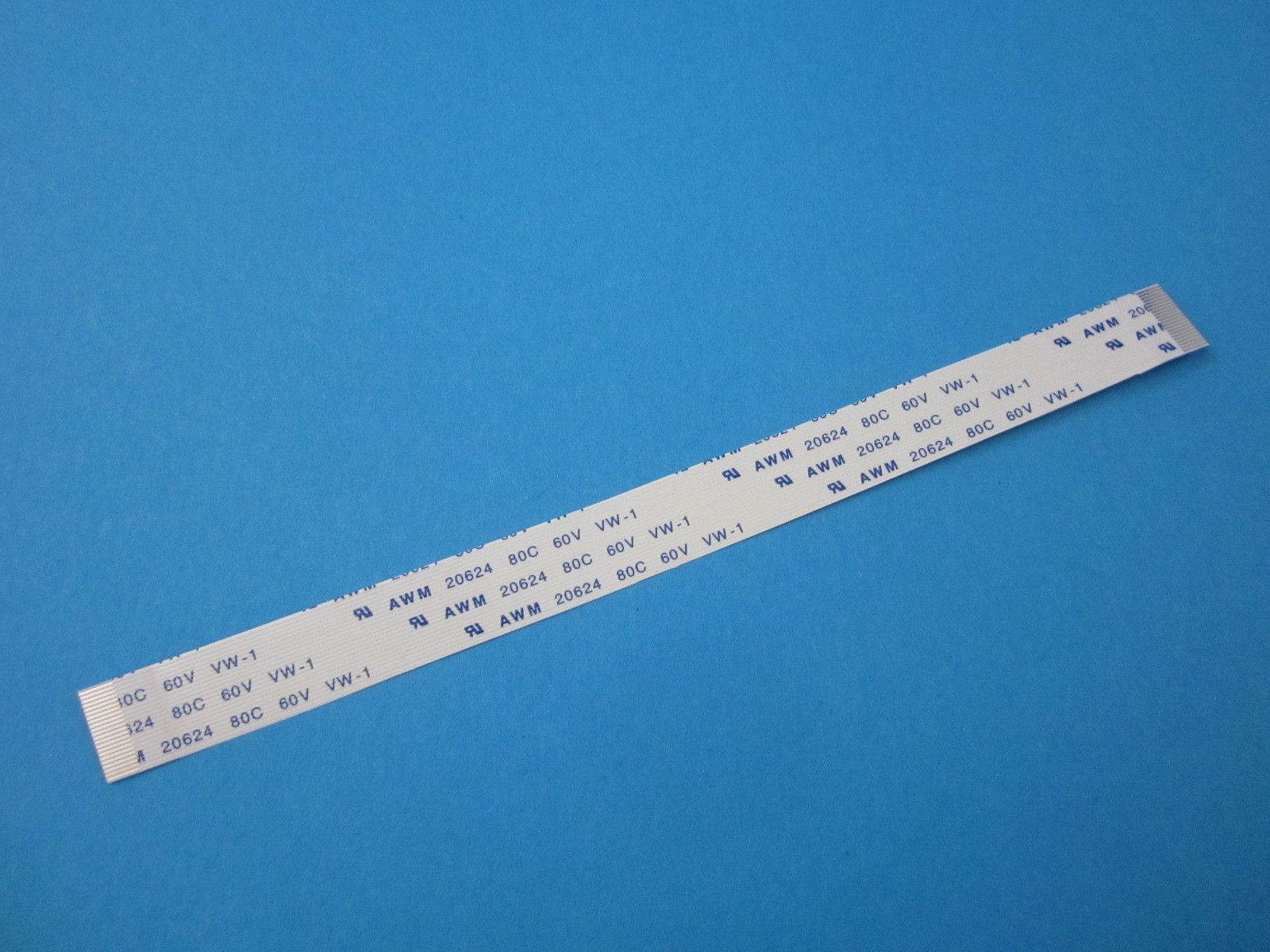 Flex Cable 0.5mm Pitch 22 Pin 300mm Type A AWM 20624 80C 60V VW1