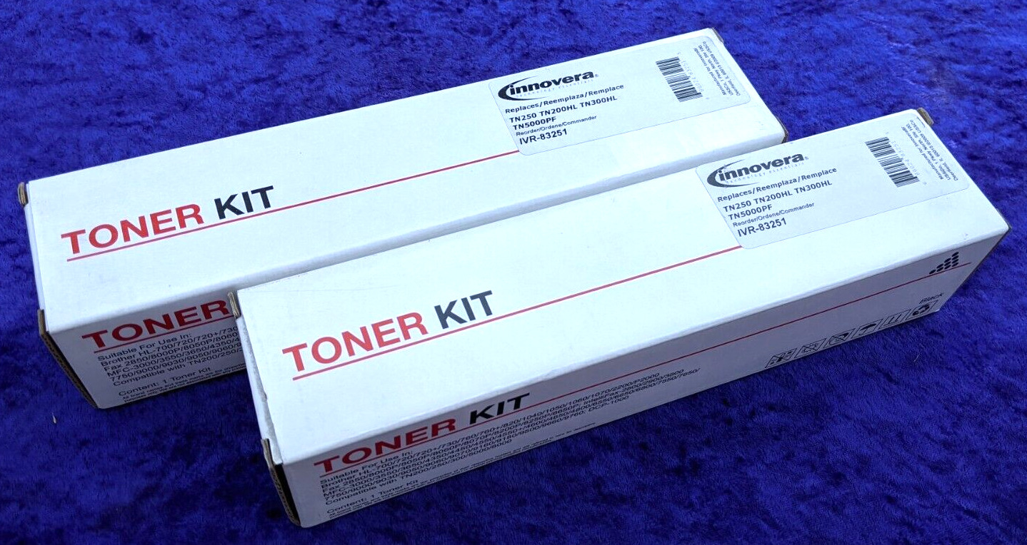 Innovera Toner Kit Compatible with Brother TN-250 (2 COUNT)