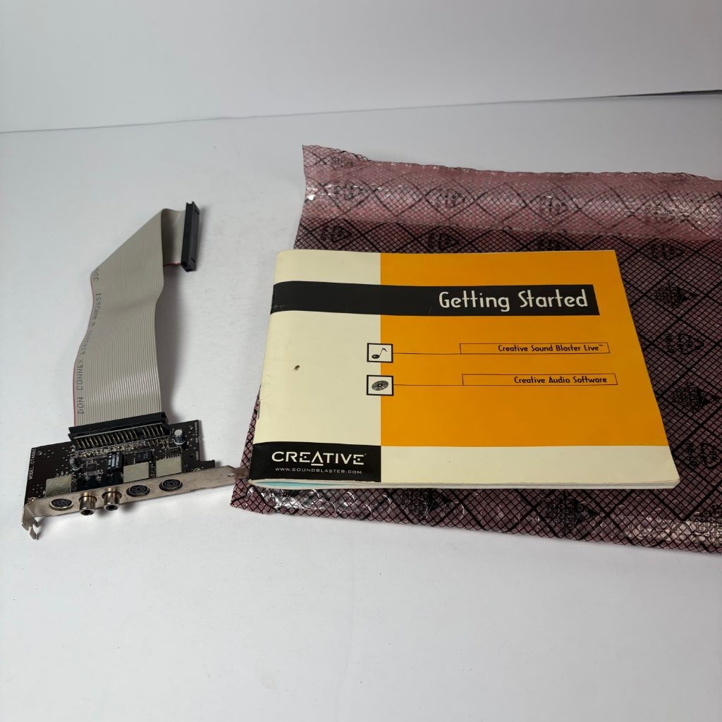 Creative Sound Blaster Live CT4660 Digital I/O Daughterboard Card ONLY + Manual
