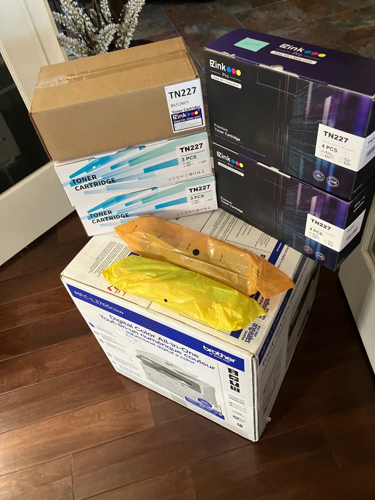 One (1) Set of TN-227 Brother MFC Compatible High Yield Toner Cartridges