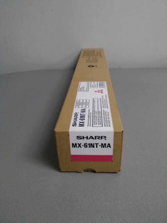 Sharp MX-61NT-MA (MX61NTMA) Magenta Toner Cartridge MX-2630N Genuine