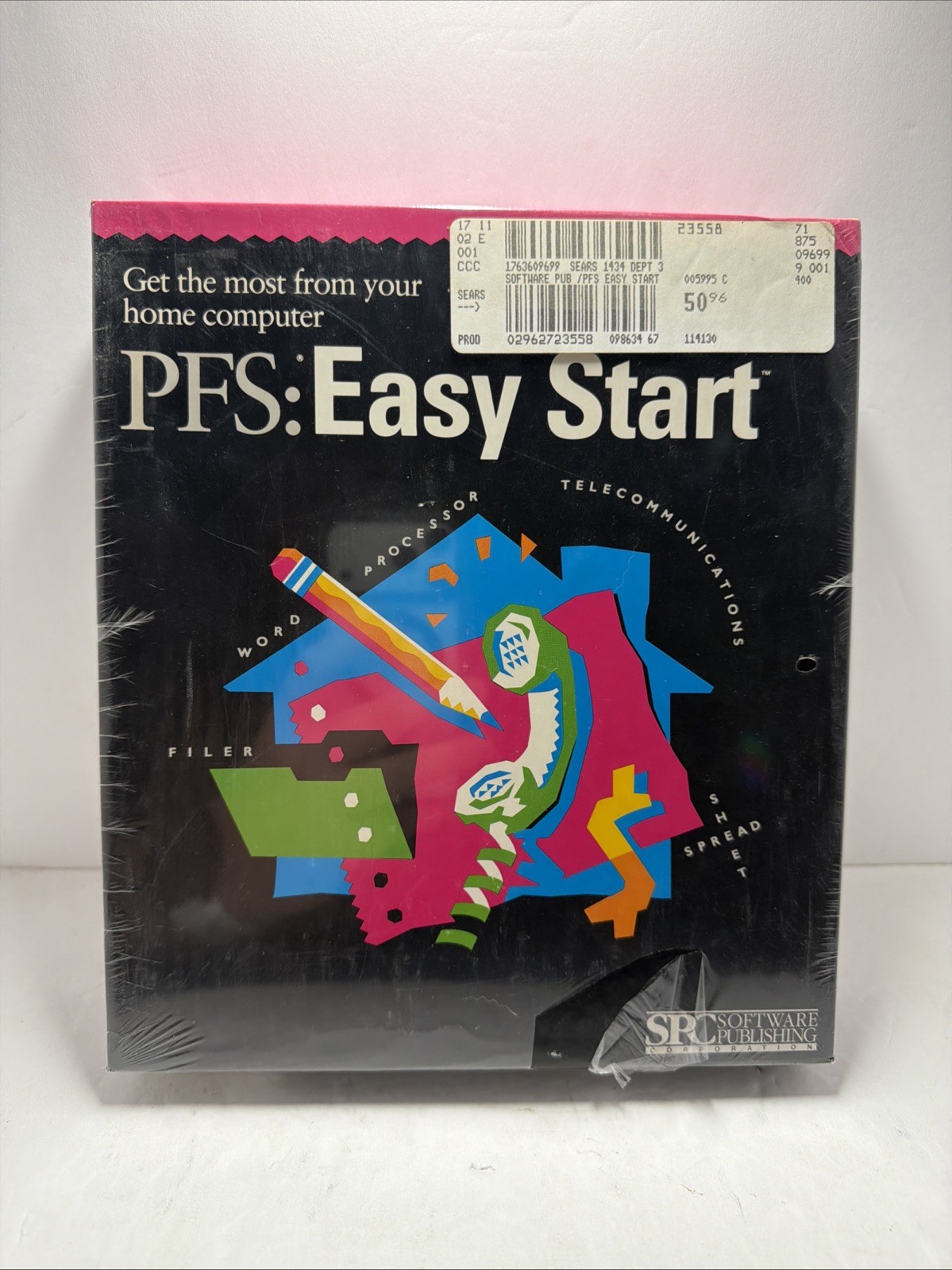 PFS: Easy Start SPC Software IBM PC 5 1/4 Disks Sealed New Vintage 