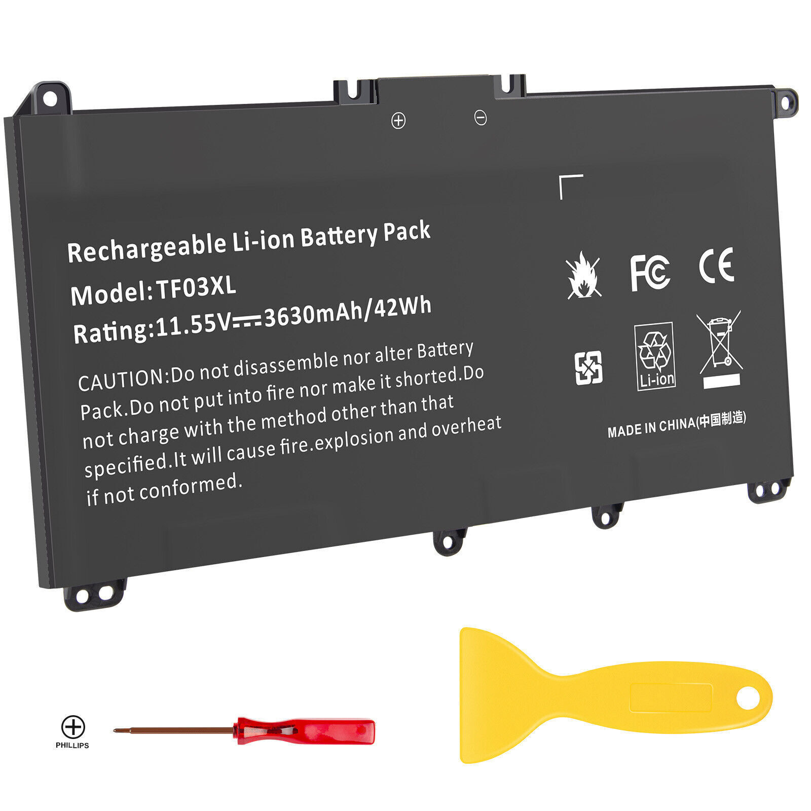 🧡LOT OF TF03XL Battery For HP Pavilion 14-BF 14-BK 15-CD 15-CK Serie 920046-121