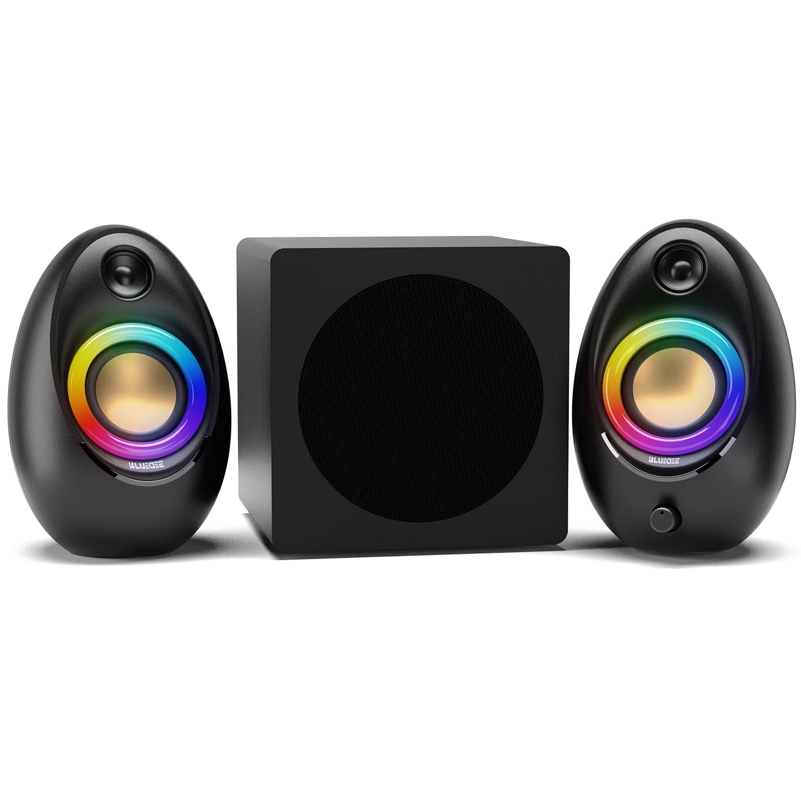 Computer Speakers with Subwoofer, 2.1 PC Speakers, 80W Peak Power